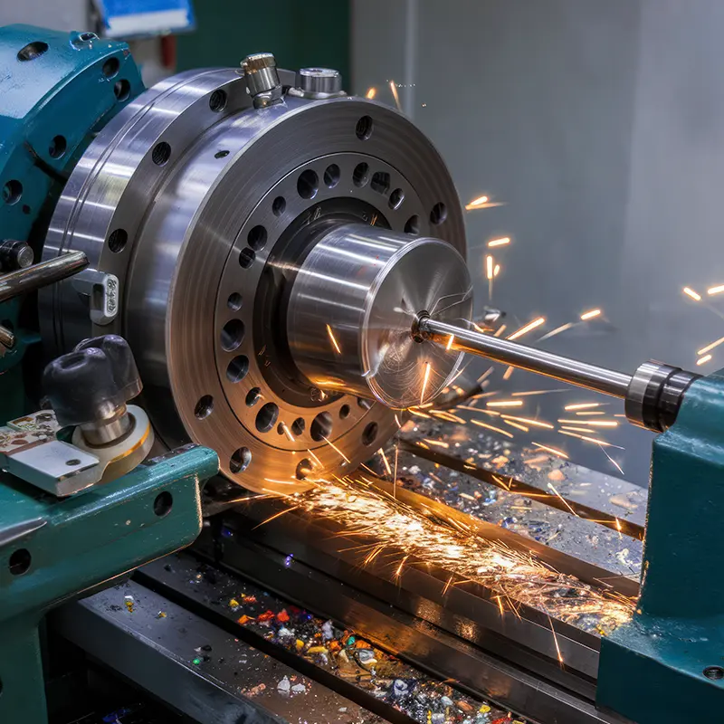 Metal machining lathe