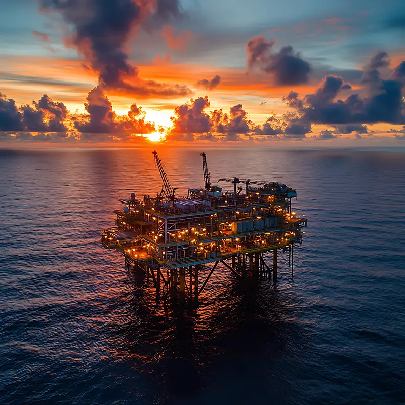 Offshore oil rig
